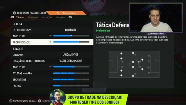 FC 24 - MELHOR TÁTICA PERSONALIZADA 4-4-2 ATUALIZADA ULTIMATE TEAM! смотреть онлайн