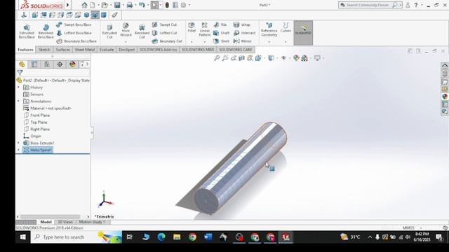 How to use/create Helix and spiral command in 3d SolidWorks |SolidWorks Tutorials 2018