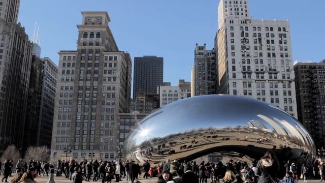 Chicago  Millenium Park  Cloud Gate