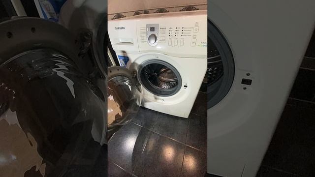 СМА Самсунг эко бабл замена манжеты люка двери.