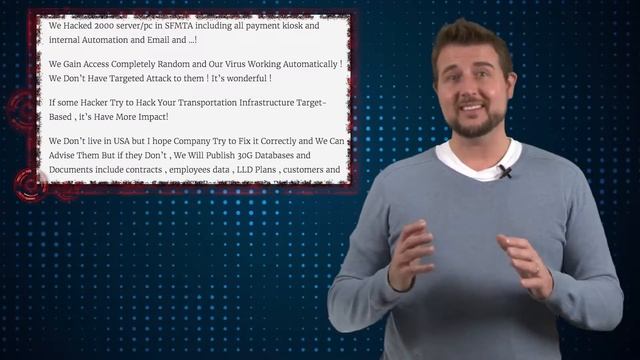 SF Muni Ransomware attack explained смотреть онлайн