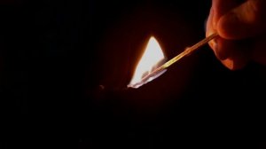 Как горит спичка
