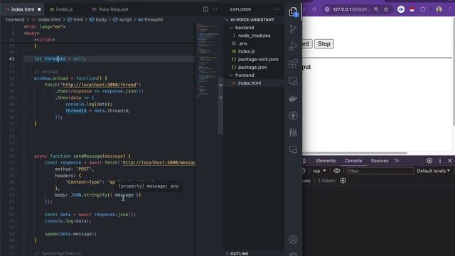 Build an AI Voice Assistant using OpenAI tutorial
