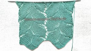 Шикарный ажурный узор для вязания джемпера,  палантина, сарафана / Разбор узора от подписчицы