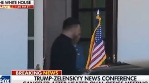 Зеленский покидает "Белый дом"