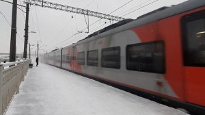 Электропоезд ЭС2Г-040 "Ласточка" / ст. Мурино