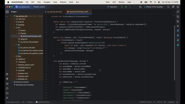 Flutter IOS Plugin (Swift) - IOS bridging смотреть онлайн