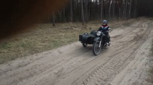 Дрифт на мотоцикле урал