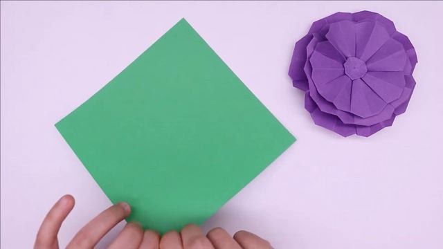 Origami 3D Tree Peony paper flower смотреть онлайн