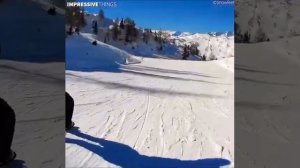 Snowfeet Mini Ski Skates for Snow The Short Skiboard Snowblades