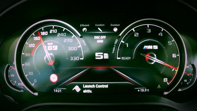 BMW M5 4WD 0 - 230 - 0 km/h смотреть онлайн