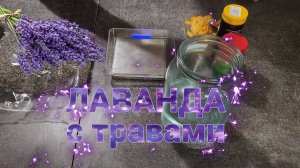 Настойка лавандовая с травами. Снова антимоль?