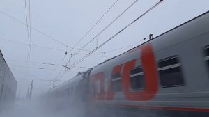 Электровоз ЭП20-019 станция Кубинка-1 07.03.2021.