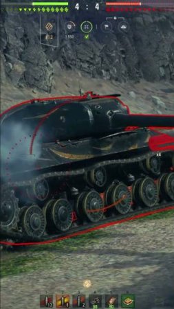 60TP - Показал на Что Способен Топ Тяж! #worldoftanks #миртанков #wot #shorts