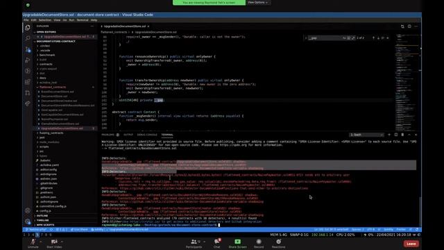 Raymond gives a talk on smart contract static analysis using Slither смотреть онлайн