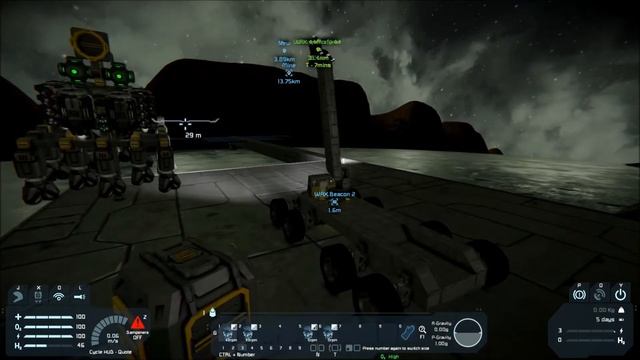 When you accidentially create a ride from a crane in Space Engineers смотреть онлайн