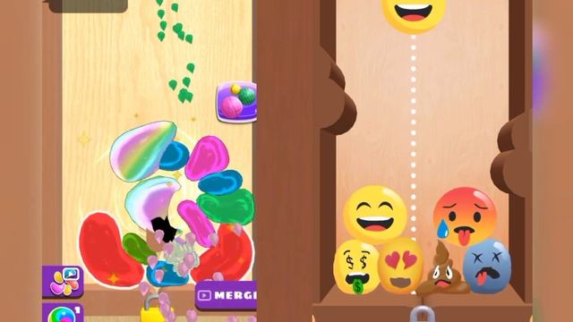 Blob Merge 3d vs Emoji Blitz: merge puzzle game - 2048 blob ball Level Up Gameplay Android, iOS