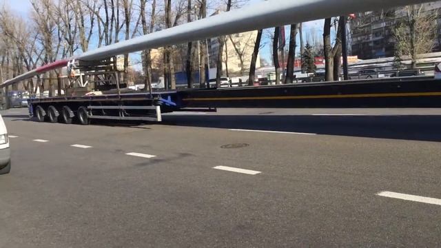 Перевозка лопастей промышленного ветрогенератор #1