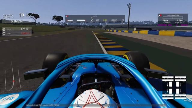 F1 2021 Le Mans (Bugatti Circuit) I Esteban Ocon Alpine Onboard