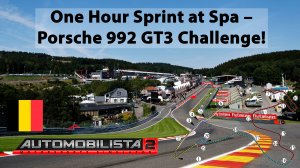 One Hour Sprint at Spa – Porsche 992 GT3 Challenge!