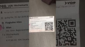Как купить проездной на все виды транспорта в Вене на неделю в аэропорту 2019.