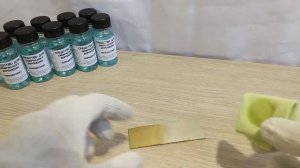 Средство для химического воронения металлов. Действие на латуни.