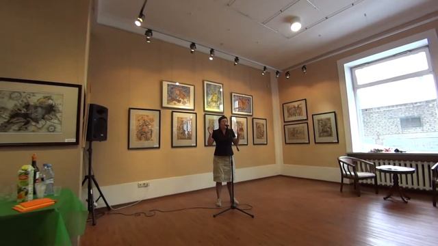 Часть 2.  Выставка графики "Страна Сибирия" в ГЦИИ. 09.06.2017 смотреть онлайн