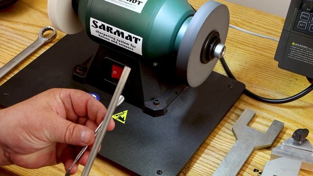 Заточка пушера на станке Sarmat Turbo Beauty  #sharpeningpatriot #заточканожей