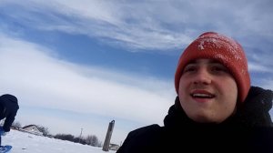 С 23 февраля! Днём - на горке, вечером - на хозяйстве. 23.02.25