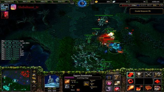 DOTA TheBaltazarTV vs. A3A4TOSTOBOY (OGRE MAGI VS SNIPER)
