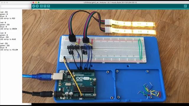 Arduino Tuto 1: How to control two RGB LED strips ?