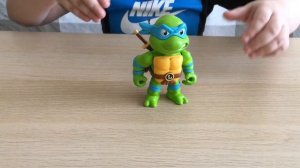 НОВЫЕ ЧЕРЕПАШКИ-НИНДЗЯ | Черепашки ниндзя игрушки | TMNT | Леонардо