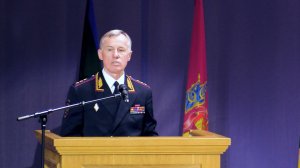 Выступление первого заместителя Министра внутренних дел Российской Федерации Александра Горового.