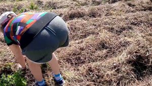 Посадка картофеля под прошлогоднее сено 👍