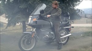1995 BMW R100rt start-up 2014