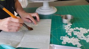 Edible Lace and Pearl Cake | Cake Decorating Tutorial | Textured Buttercream