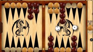 Игра в длинные нарды с комментариями 05 с вырванной победой