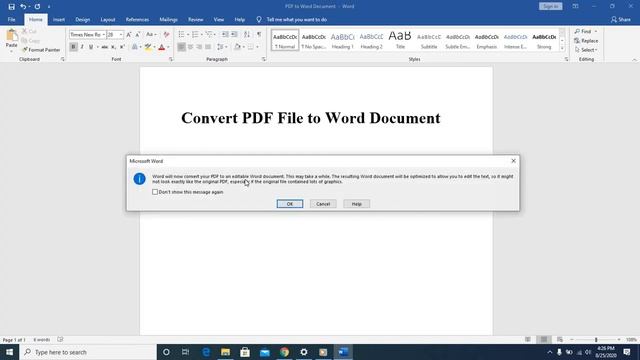 How to Convert PDF to Word Document смотреть онлайн