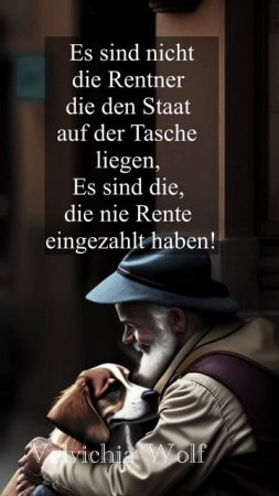 Es sind nicht die Rentner…#zitate #sprüche #shorts