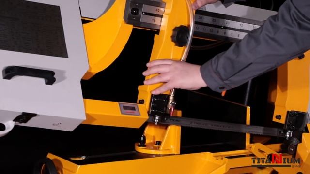 Ленточная пила по металлу Visprom PPK-255B смотреть онлайн