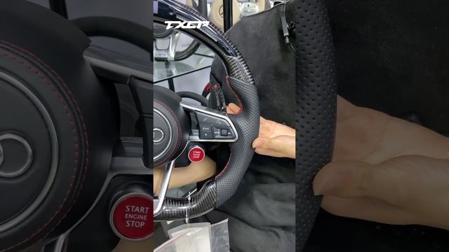 Audi R8 steering wheel explanation #car #carbonfiber #modified #steeringwheel #audi #explanation