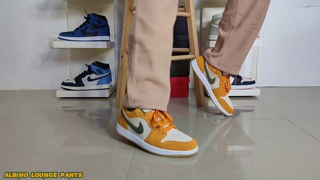 AIR JORDAN 1 LOW CERAMIC - LIGHT CURRY | ON-FEET  REVIEW