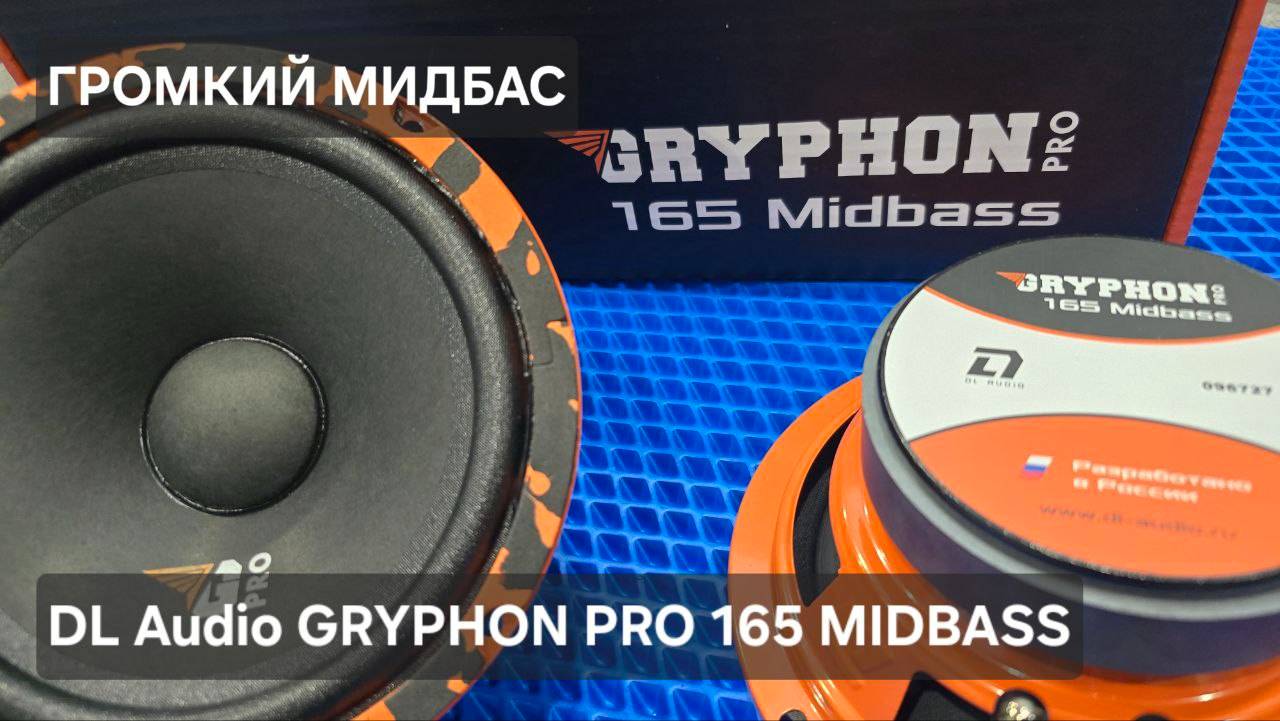 Громкий мидбас DL Audio GRYPHON PRO 165 MIDBASS смотреть онлайн