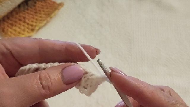 Узор для кардигана тунисским крючком