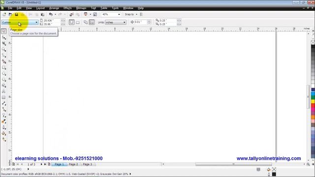 22 Page Properties in Coreldraw | Learn Coreldraw | Online Training Coreldraw in DTP смотреть онлайн