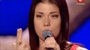 Anna Khokhlova ( white Rihanna ) ( Ukraine X factor ) Russian roulette