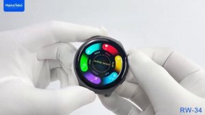 Haino Teko Germany RW-34 AMOLED Display Smart Watch with 3 Pair Strap For Men’s and Boys