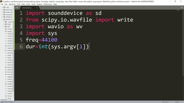 Voice Recorder Using Python | Tamil