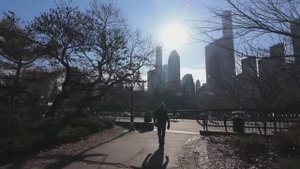 🗽 Нью-Йорк - прогулка по солнечному центральному парку (2025)