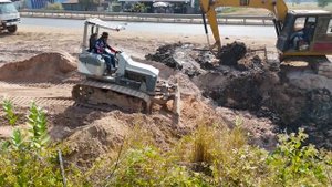 Строительство, очередной обзор, засыпка, планировка новый участок